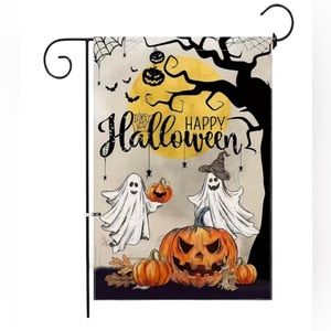 Halloween garden flag